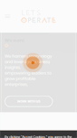 Mobile Screenshot of letsoperate.com